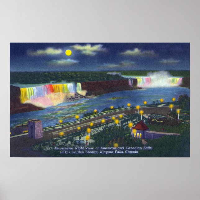 Natt: Oakes Garden Theater och Poster (Framsidan)