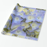 Nätt och färgrikt ljust - blåttvanlig hortensia presentpapper<br><div class="desc">Denna design presenterar ett närbildfoto av färgrikt ljust - blåttvanlig hortensiablommor. En elegant design till sjalen dina gåvor in. Underbar för möhippor och att gifta sig gåvor eller förlovninggåvor.</div>