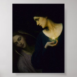 "Natt och hennes dotter Sömn" Poster