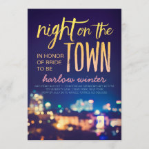 Natt på det TownBachelorette partyet