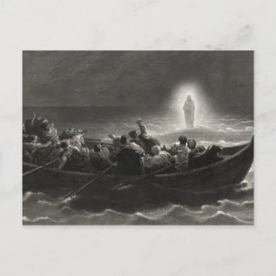 "Natt på Galileiska sjön" vykort