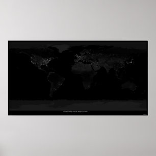 Natt på planetjord poster
