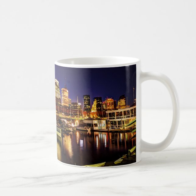 Natt på Puerto Madero Kaffemugg (Höger)