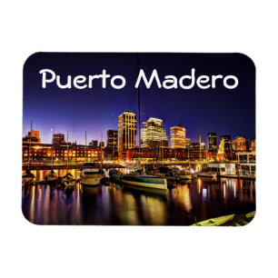 Natt på Puerto Madero Magnet