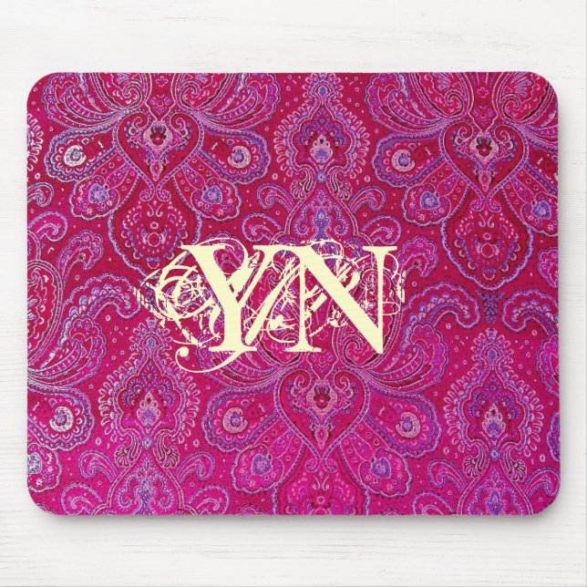 Nätt Paisely monogram Musmatta (Framsidan)