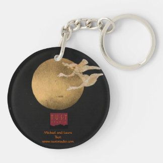 Nätt papegoja Keychain