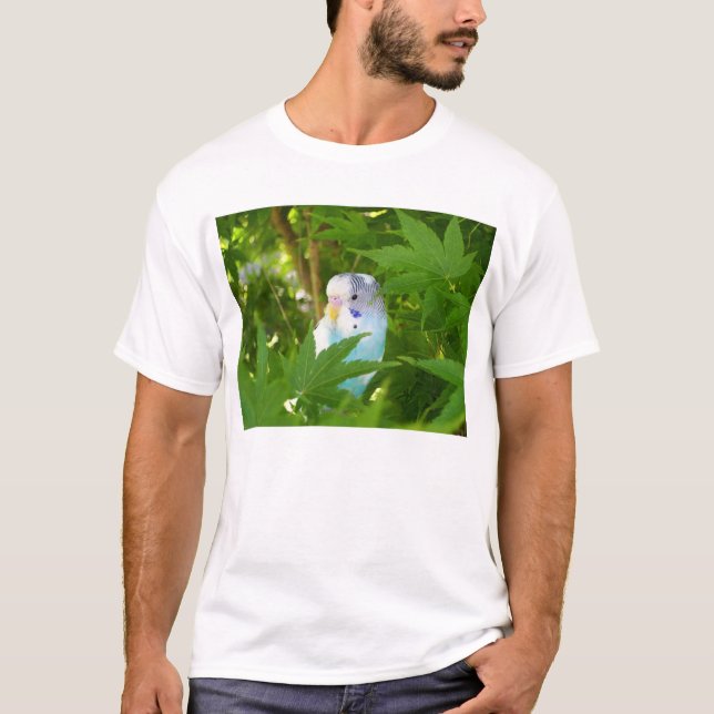 Nätt parakiter t-shirt (Framsida)