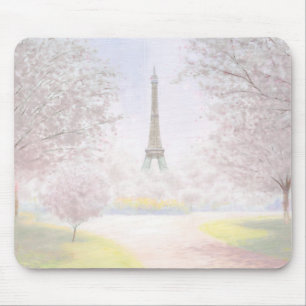Nätt Paris i pastell Musmatta