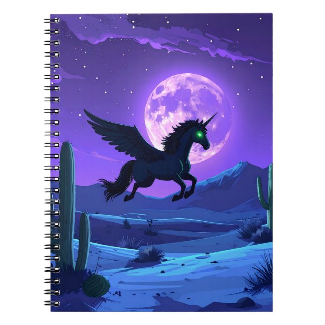 Natt Pegasus Anteckningsbok (Framsidan)