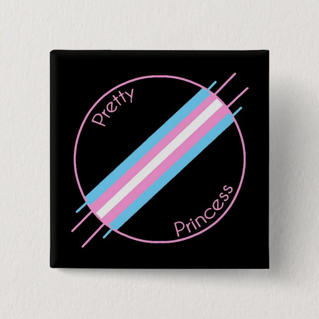 Nätt Princess Klämma fast Knapp (Framsida)