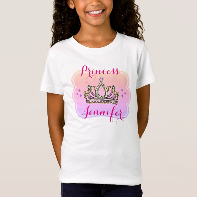 Nätt Princess Personifiera T Shirt (Framsida)