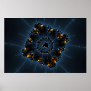 Natt Prowler Fractal Art Poster
