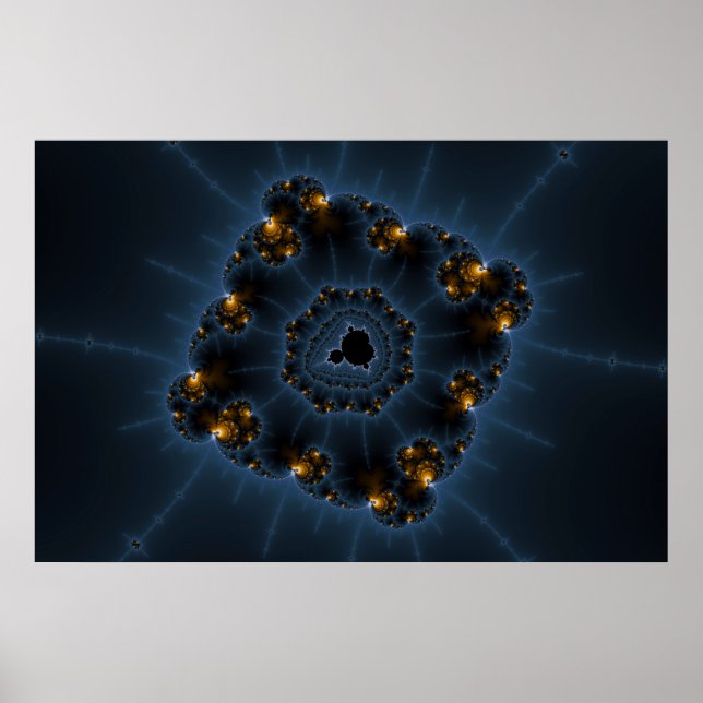 Natt Prowler Fractal Art Poster (Framsidan)