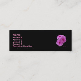 Nätt purpurfärgade Tripletsvisitkortar Mini Visitkort