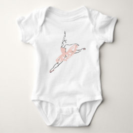 Nätt rosa Ballerina T-shirt
