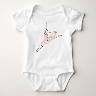 Nätt rosa Ballerina T-shirt