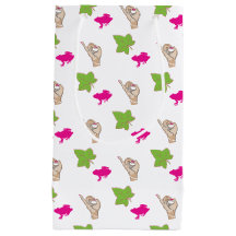 Nätt rosa och gröna firanden