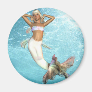 Nätt sjöjungfrumagnet magnet