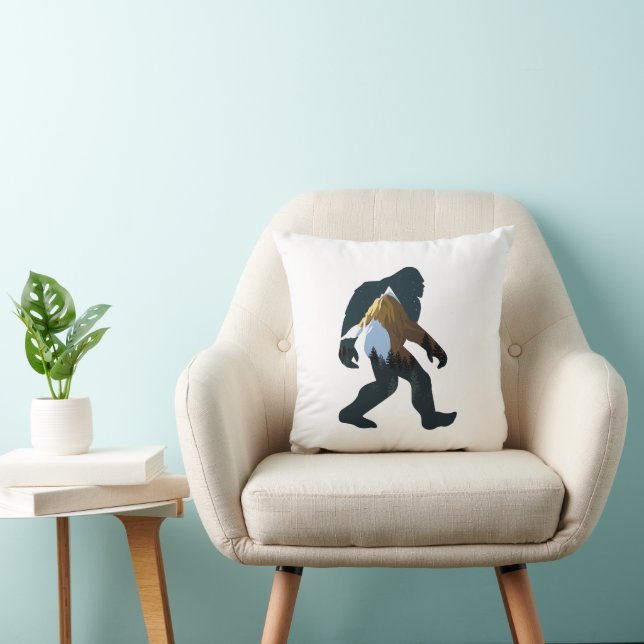 Natt Skog Bigfoot Kudde (Stol)