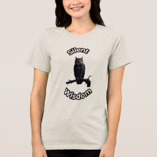 **Natt Skog Ugga – Realistisk Nocturnal Uggl Illu T Shirt