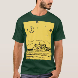 NATT SLOTT HALVMÅNE T SHIRT