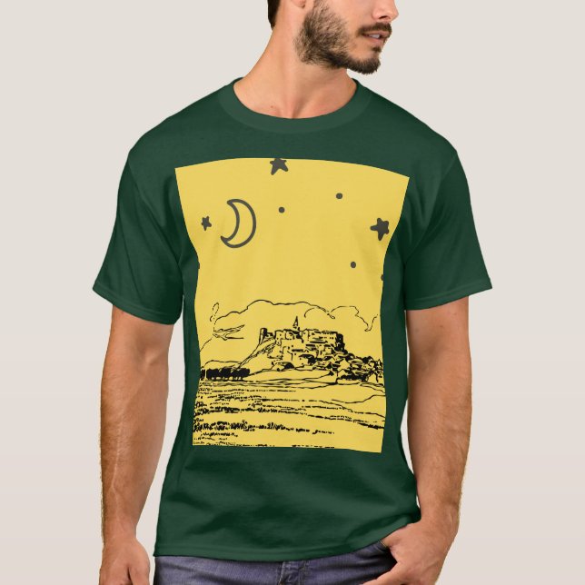 NATT SLOTT HALVMÅNE T SHIRT (Framsida)