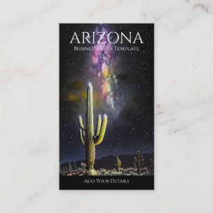 Natt Sydvästra Arizona Visitkort