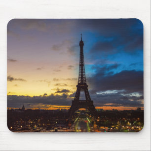 Natt till dag över Eiffel torn från Trocadero Musmatta