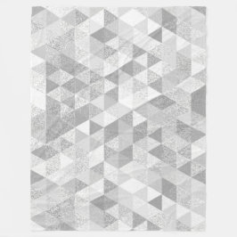 Nätt triangelgrungemönster II + dina idéer Fleecefilt