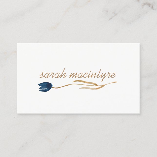 Nätt tulpannätverkandekort (Framsida)