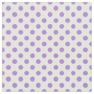 Nätt tyg för mauve- och vitpolka dotsViolets