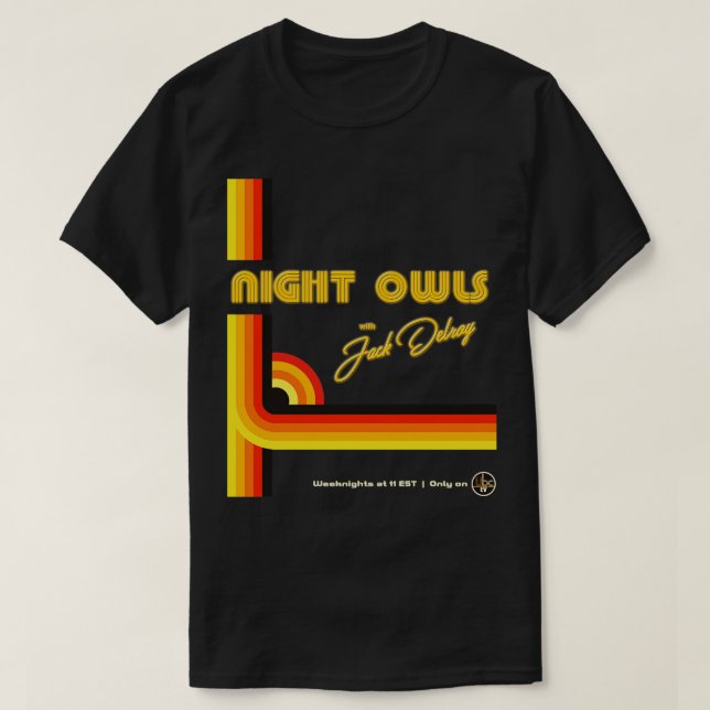 Natt Uggla med Delroy Station Break IBC T Shirt (Design framsida)