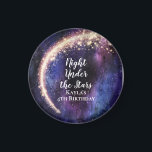 Natt under stjärnorna magnet<br><div class="desc">Natten under Stars magneter. Det här är en roligt,  viskartad design som har en galaxy-stil-bakgrund med en ström av skjutstjärnor som går igenom den.  Ytterligare party-förråd finns på Metro-Events Zazzle-butiken och Metro-Event.com.</div>