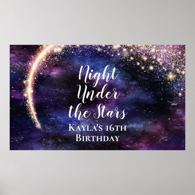 Natt under stjärnorna poster (Framsidan)