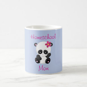 Nätt upplaga för PandaHomeschool mamma Kaffemugg