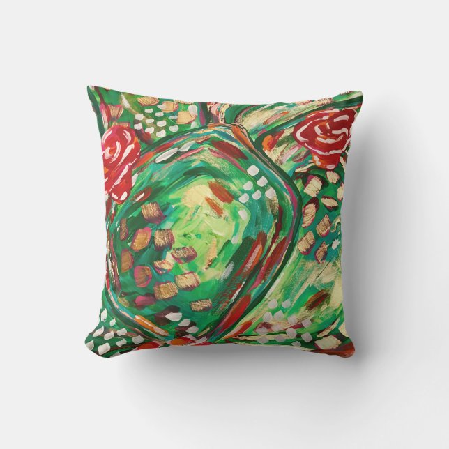 Nätt utomhus- dekor för sommar för kudde (Framsida)