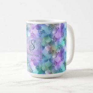 Nätt vibrerande Monogram för blandning för Kaffemugg
