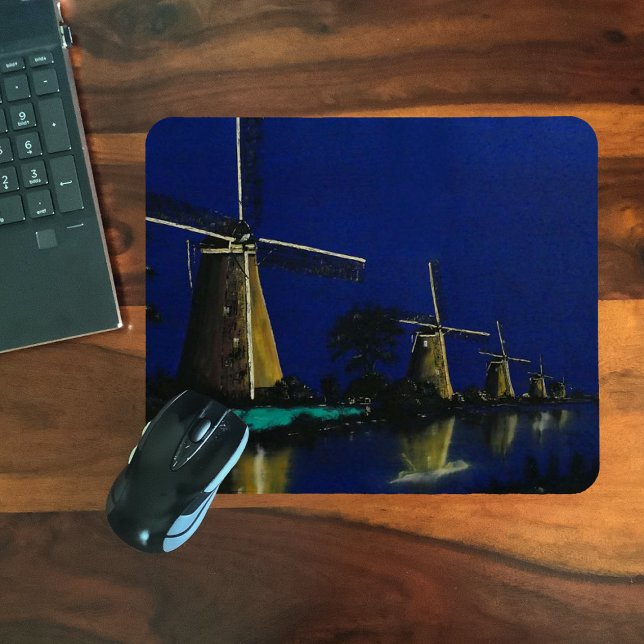 Natt vid Kinderdijk Musmatta (Skapare uppladdad)