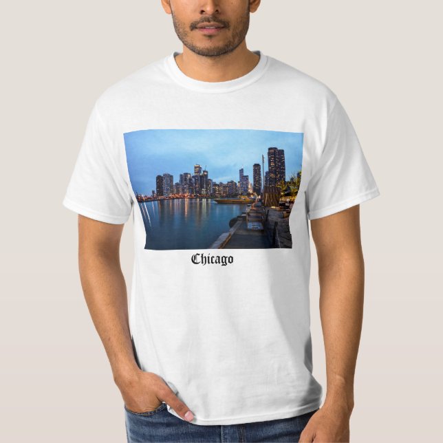 Natt vid marinpiren t shirt (Framsida)