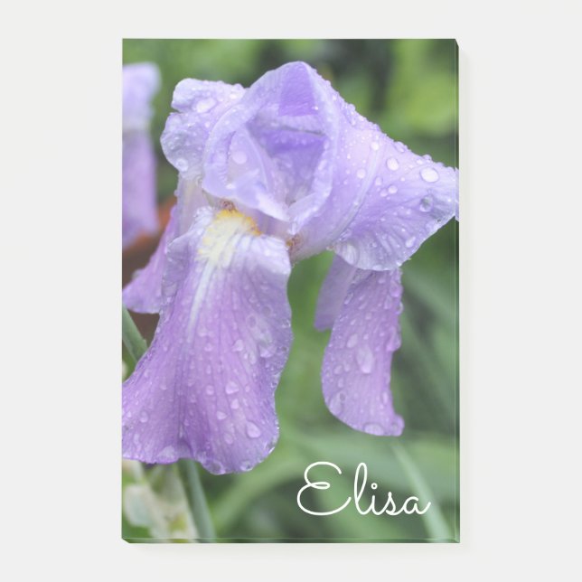 Nätt VioletblötIris. Post-it Block (Framsida)