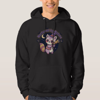 Nattaktiv av naturen - Söt häxliknande tvättbjörn Hoodie