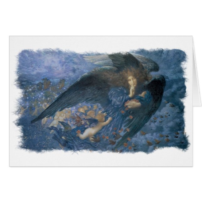 Nattängelkort Hälsningskort (Framsidan Horizontal)