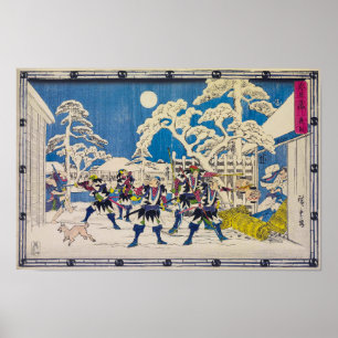 Nattattack Utagawa Hiroshige Poster