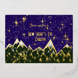 Nattberg - nyårsjubileet Kväll party guld