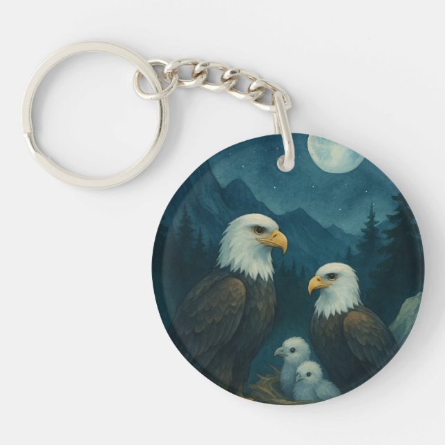 Nattbevakning - Eagle-familjen under stjärnorna (Framsidan)