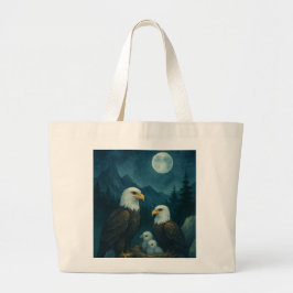 Nattbevakning - Eagle-familjen under stjärnorna Jumbo Tygkasse