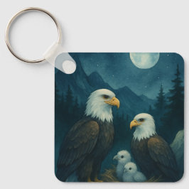 Nattbevakning - Eagle-familjen under stjärnorna Nyckelring