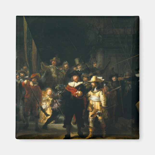 Nattbevakningen - Rembrandt Magnet (Framsidan)