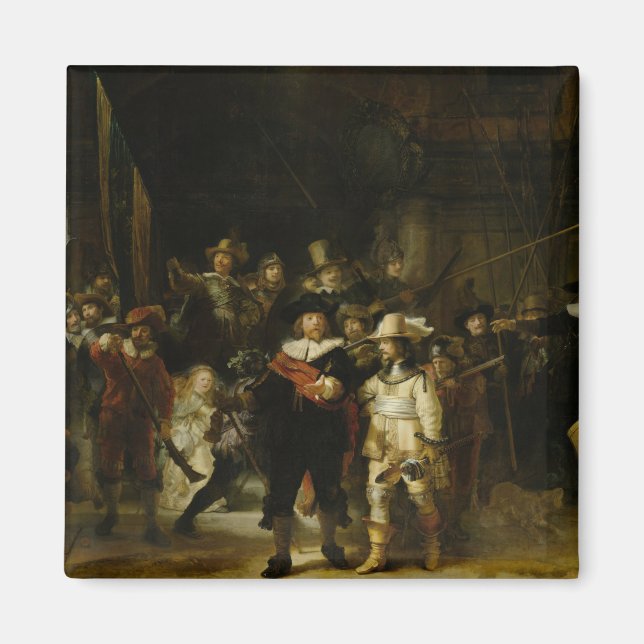 Nattbevakningen, Rembrandt van Rijn Magnet (Framsidan)