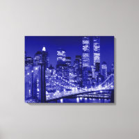 Nattblått New York City Pop Art